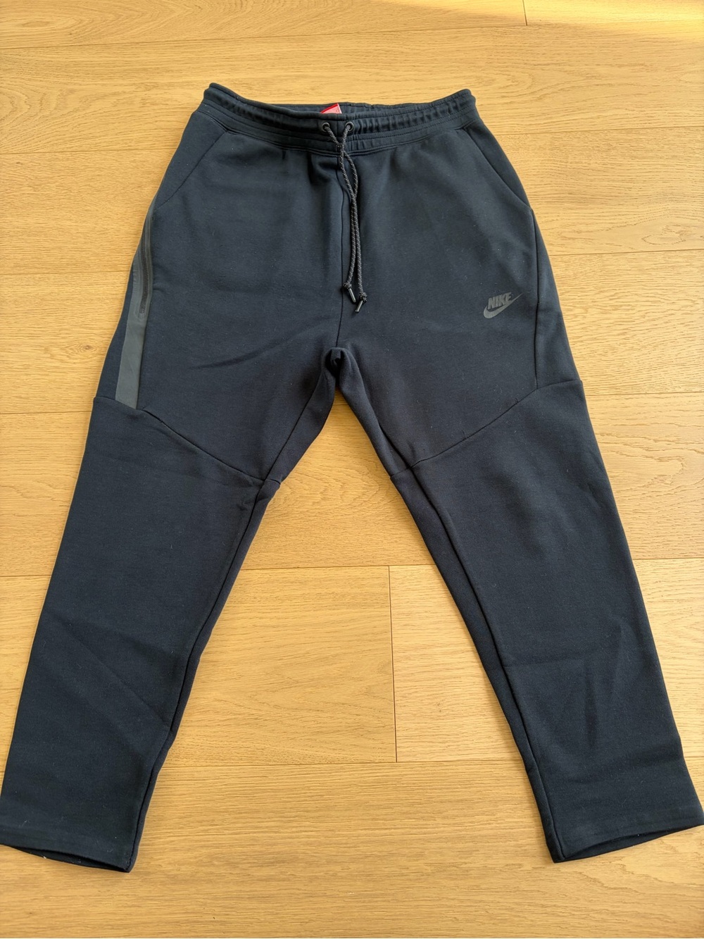 Nike Black Tech Fleece Joggers with Subtle Logo